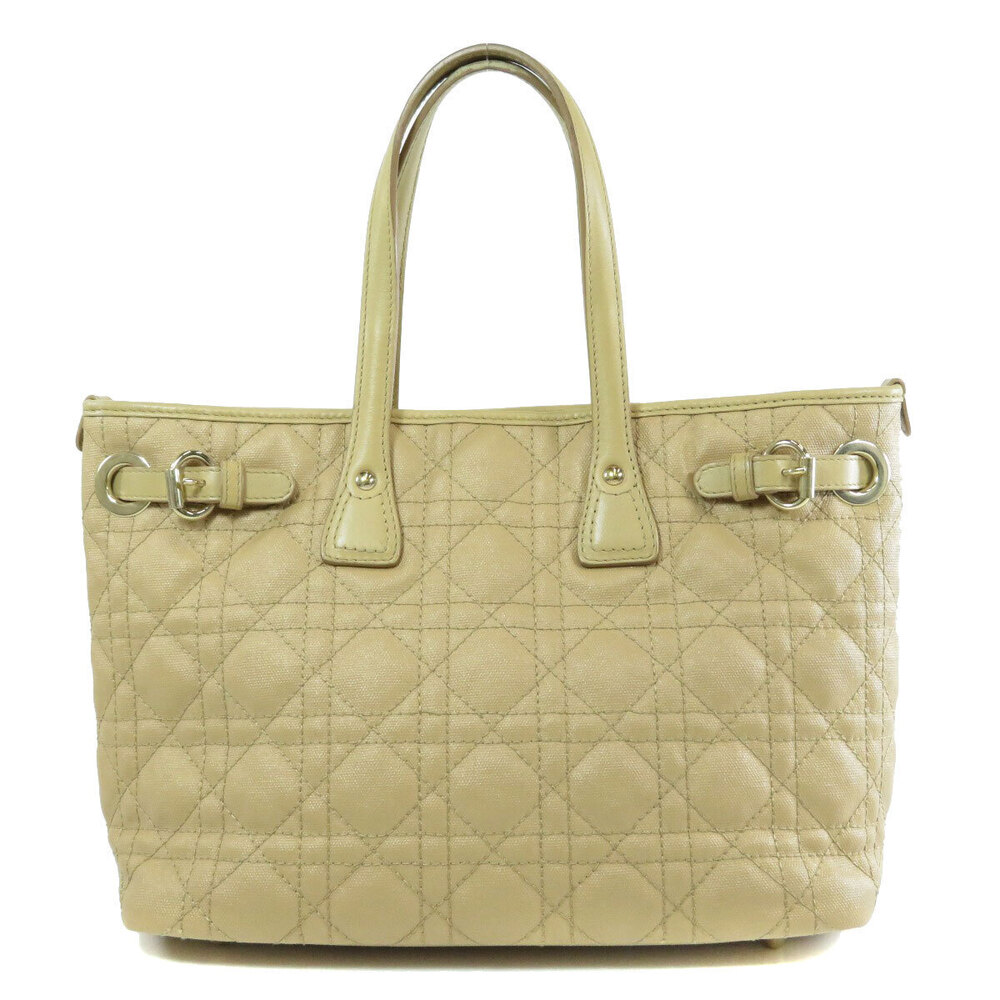 Dior Handbag  Cannage Christian Stitch Leather Black